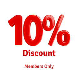 10% OFF Members Only